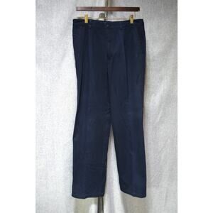 Ralph Lauren Collection Men’s Navy Pleated Chino Pants Size 33
